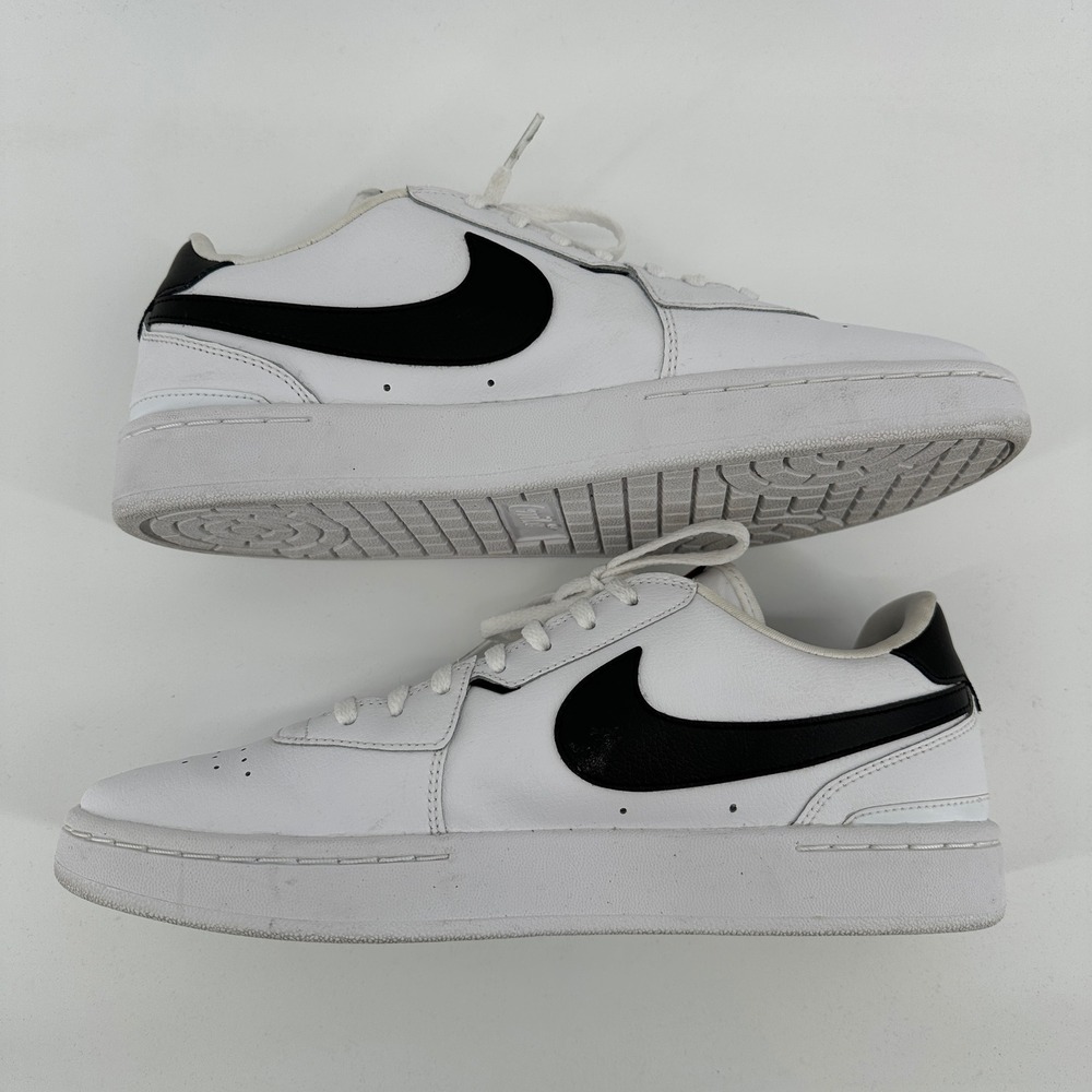 Nike Women’s White Sneakers with Black Swoosh
